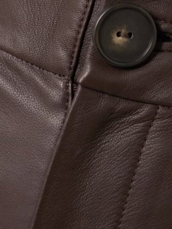 NWOT VINCE Leather flared pants- extremely soft!!! - Picture 3 of 16